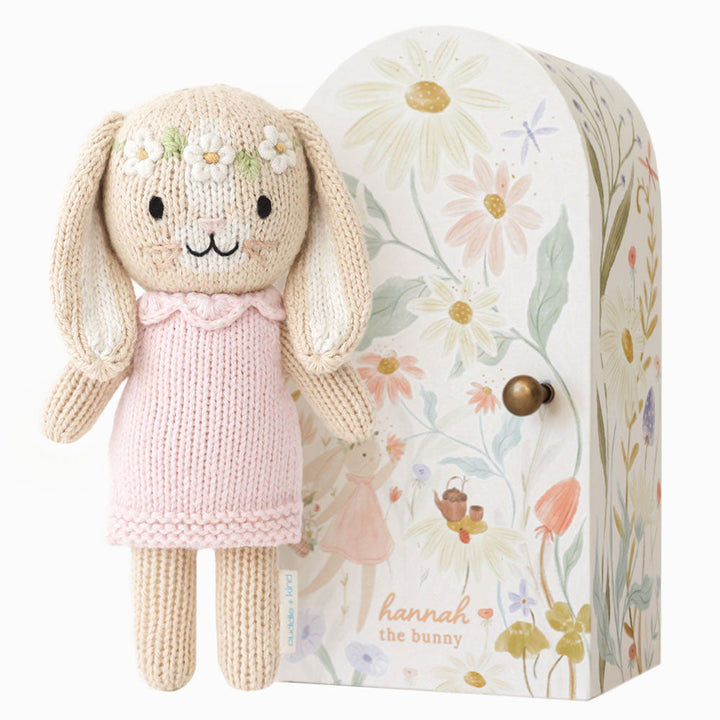 Cuddle + Kind Tiny Hannah The Bunny (Blush)