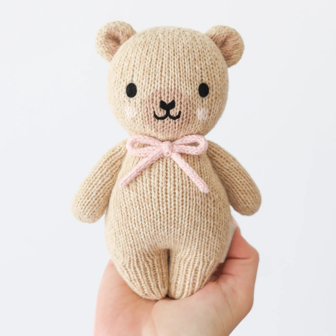 Cuddle + Kind Baby Honey Bear (Blush Bow)