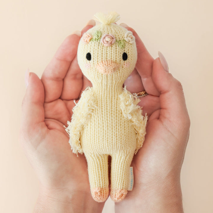 Cuddle + Kind Tiny Flora The Duckling (Mauve)