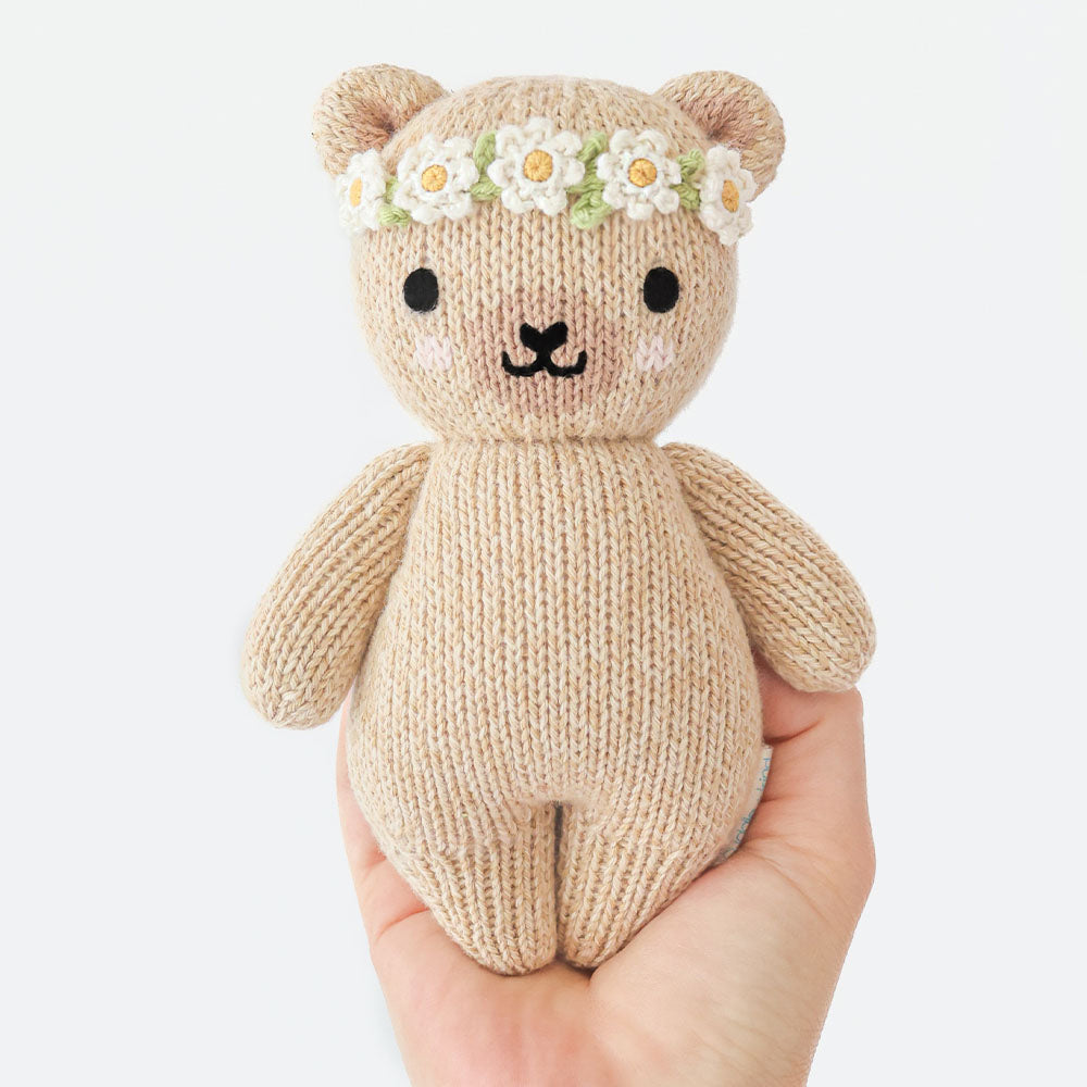Cuddle + Kind Baby Honey Bear (Ivory Floral)