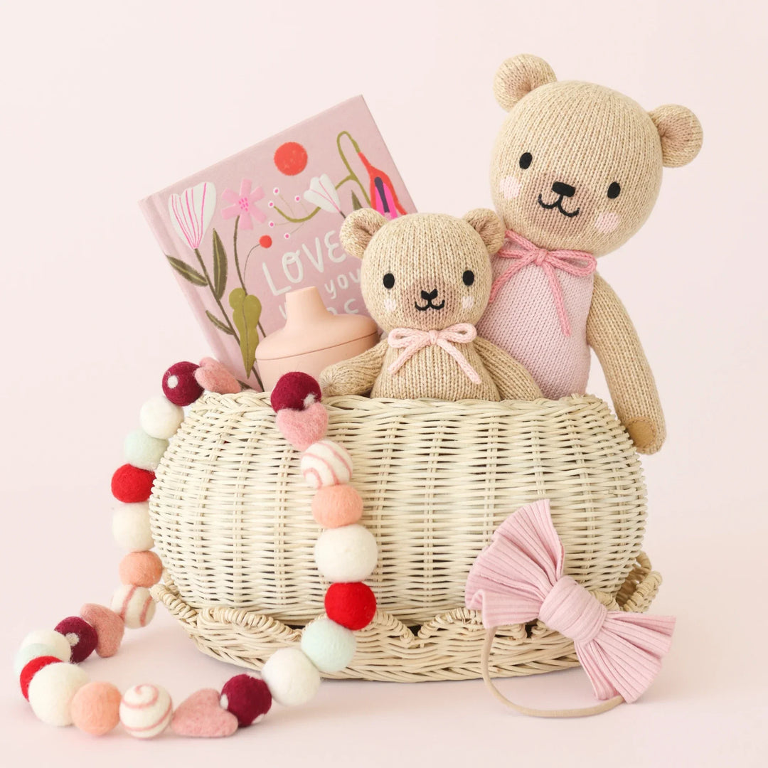 Cuddle + Kind Baby Honey Bear (Blush Bow)