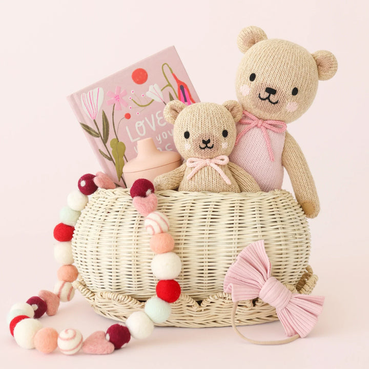Cuddle + Kind Baby Honey Bear (Blush Bow)