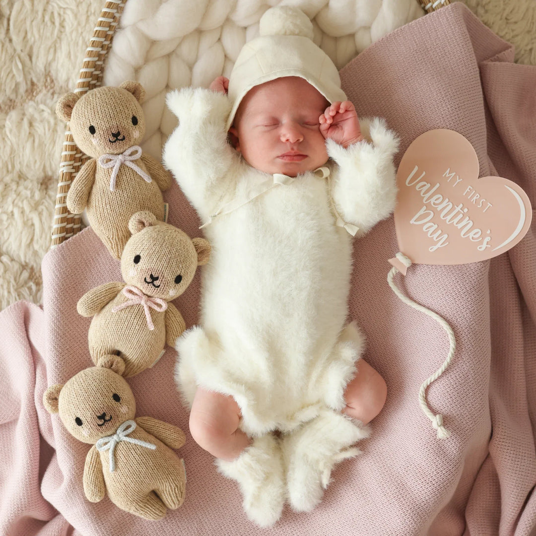 Cuddle + Kind Baby Honey Bear (Lavender Bow)