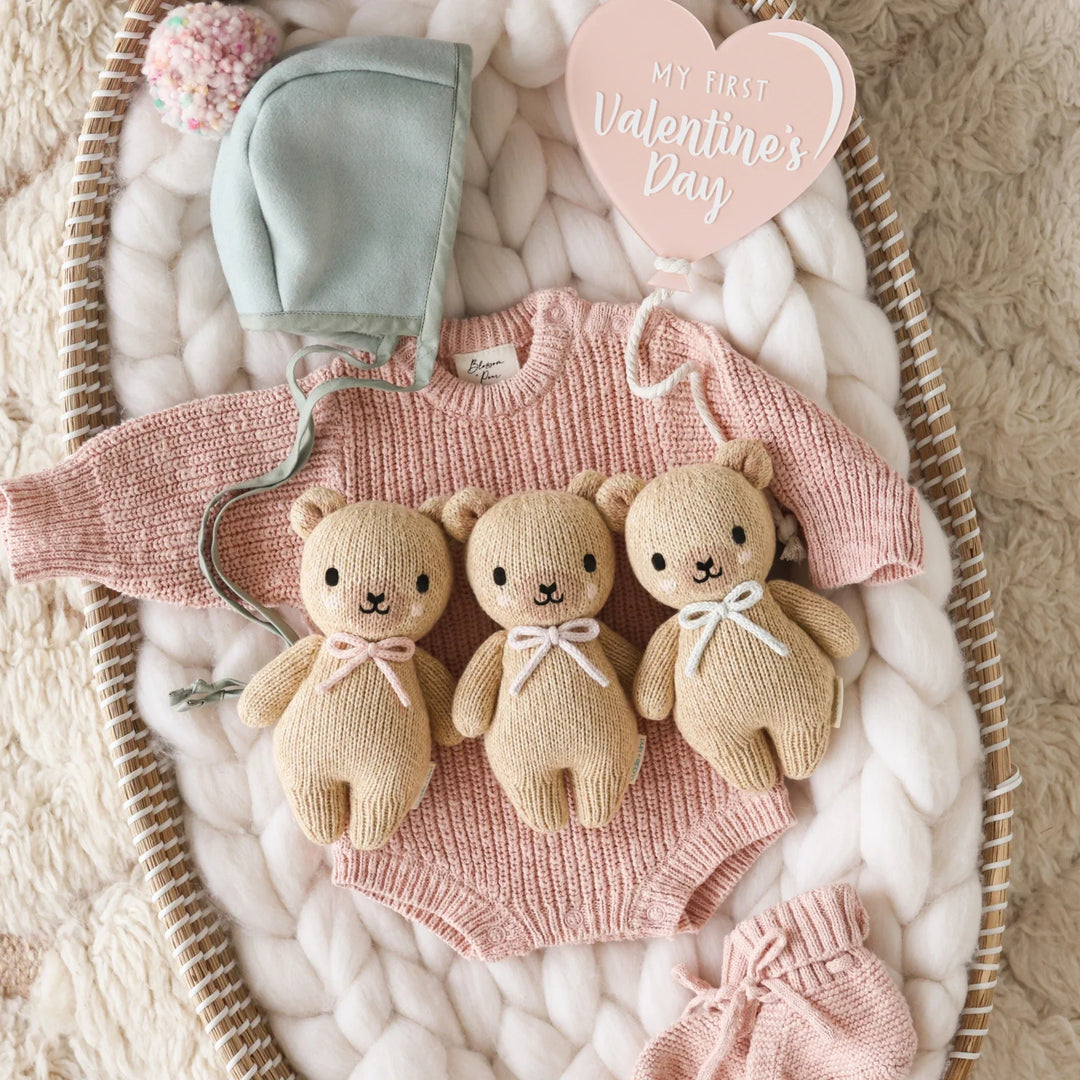 Cuddle + Kind Baby Honey Bear (Lavender Bow)
