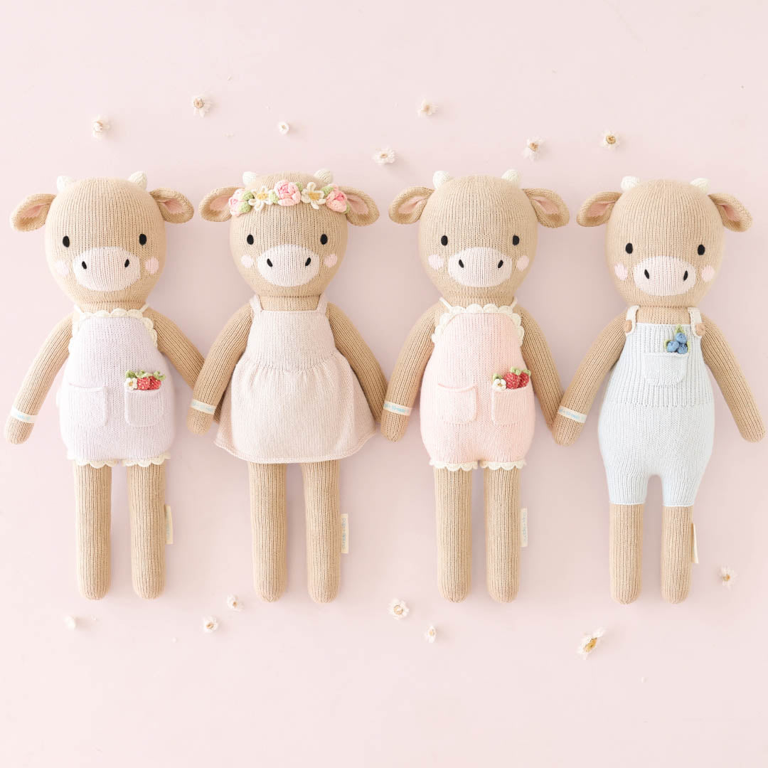 Cuddle + Kind Ava The Cow (Powder Pink)