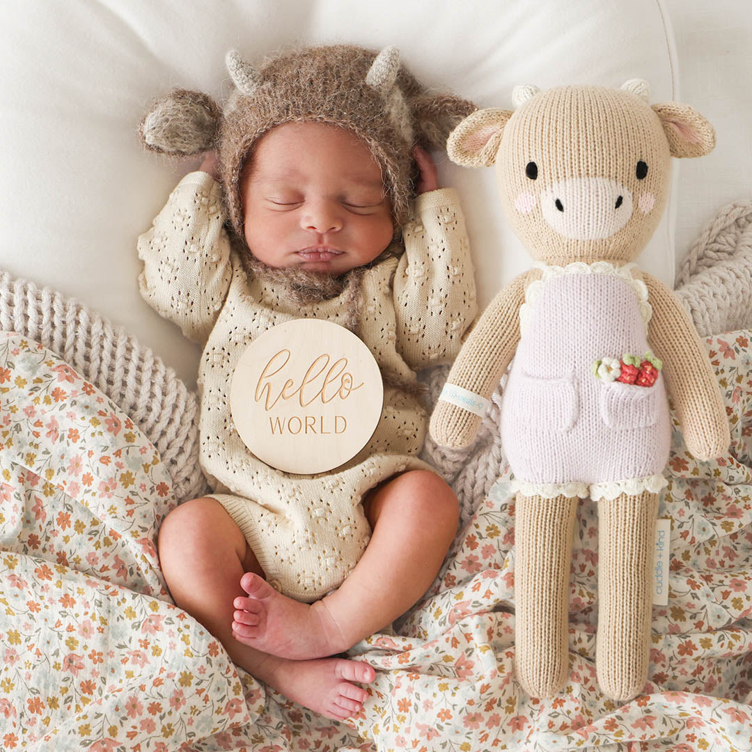 Cuddle + Kind Ava The Cow (Lavender)
