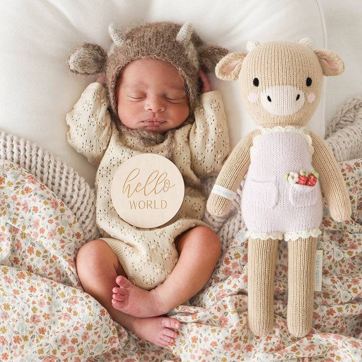 Cuddle + Kind Ava The Cow (Lavender)