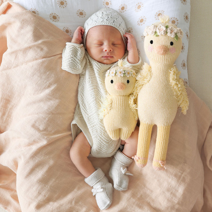 Cuddle + Kind Baby Duckling (Ivory Floral)