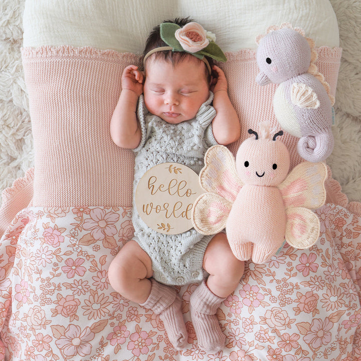 Cuddle + Kind Baby Butterfly (Petal Pink)