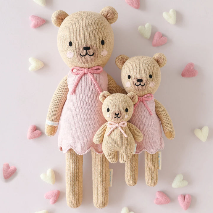 Cuddle + Kind Baby Honey Bear (Blush Bow)