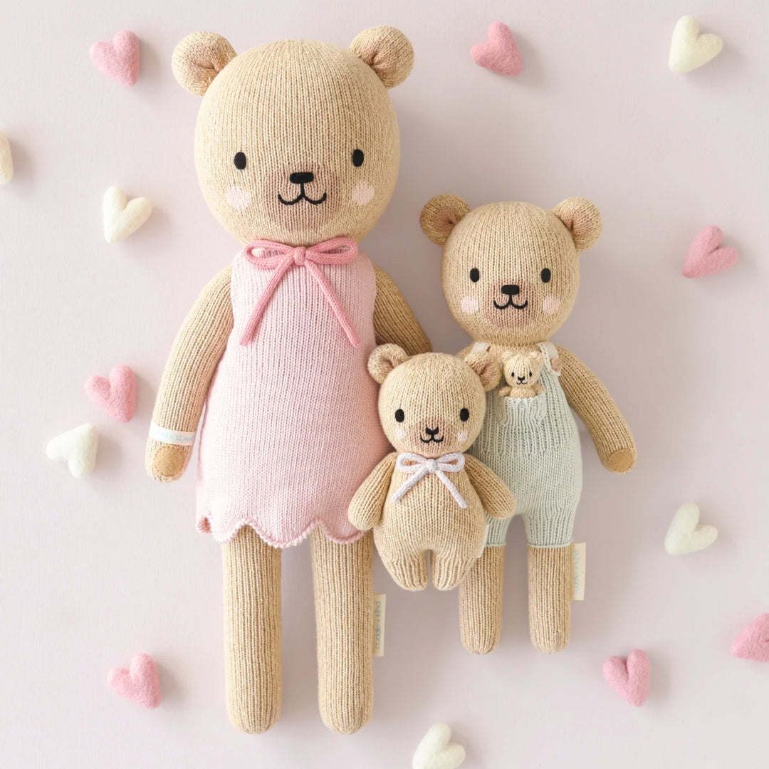 Cuddle + Kind Baby Honey Bear (Lavender Bow)