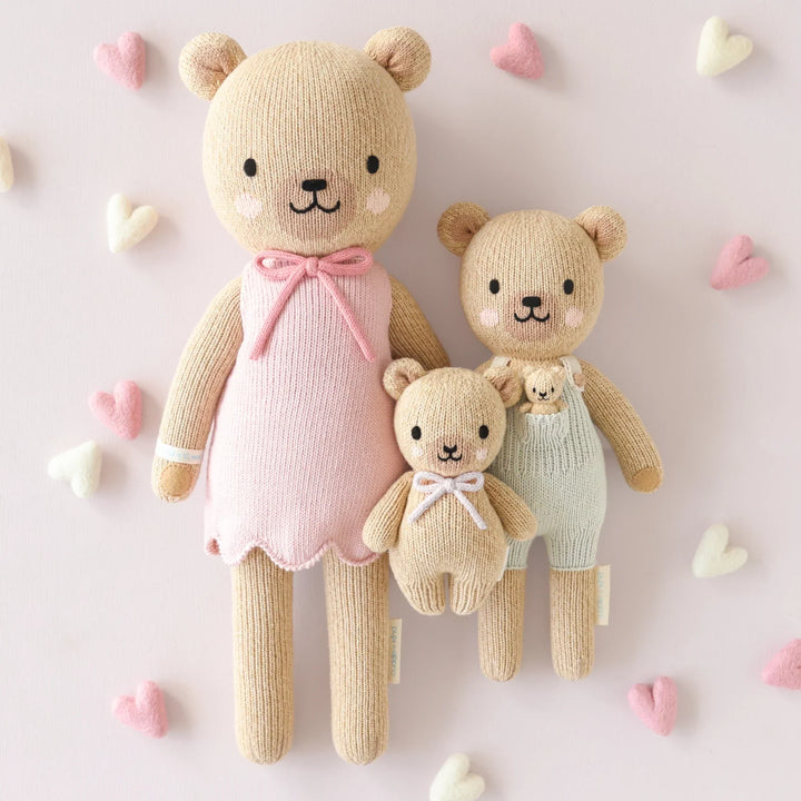 Cuddle + Kind Baby Honey Bear (Lavender Bow)