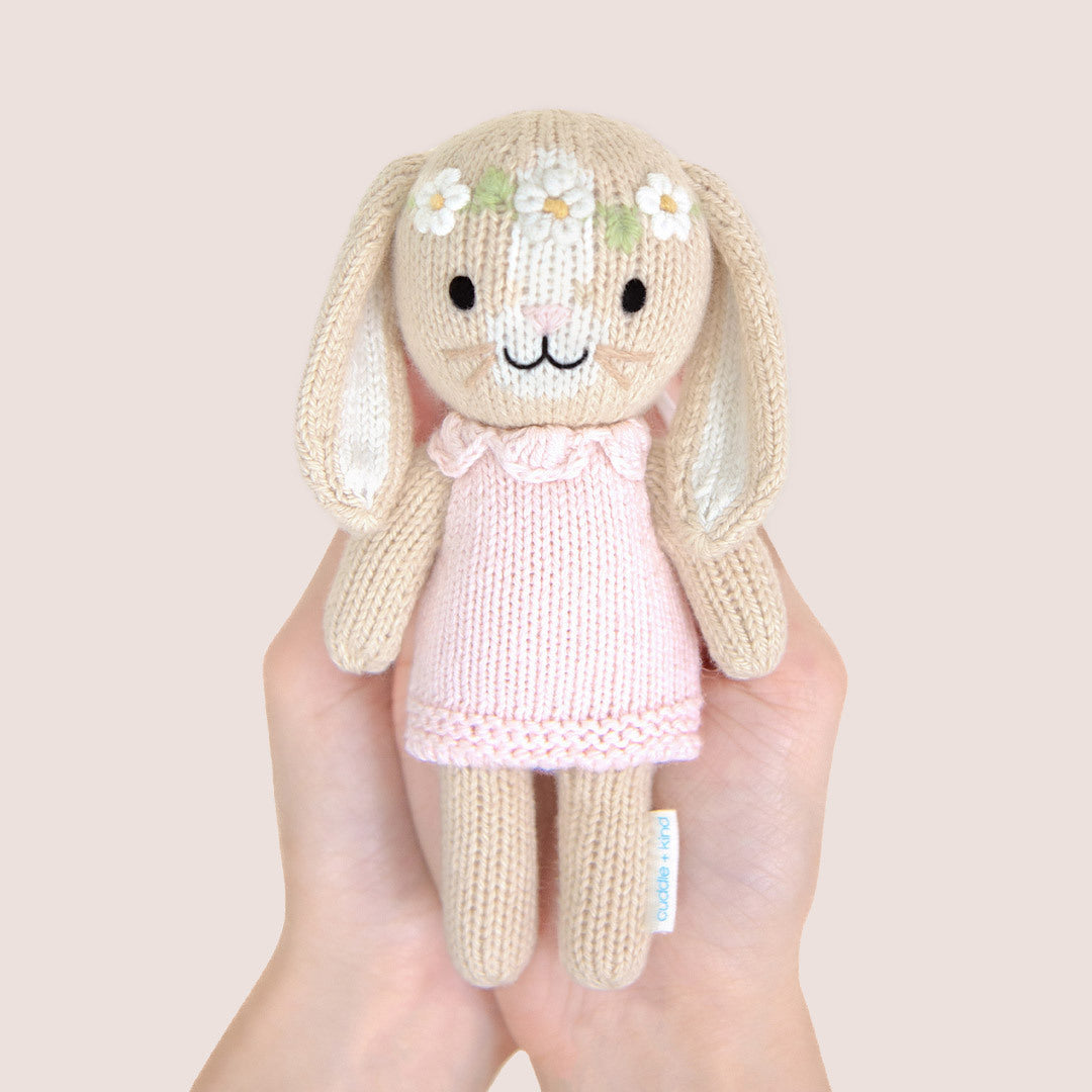 Cuddle + Kind Tiny Hannah The Bunny (Blush)