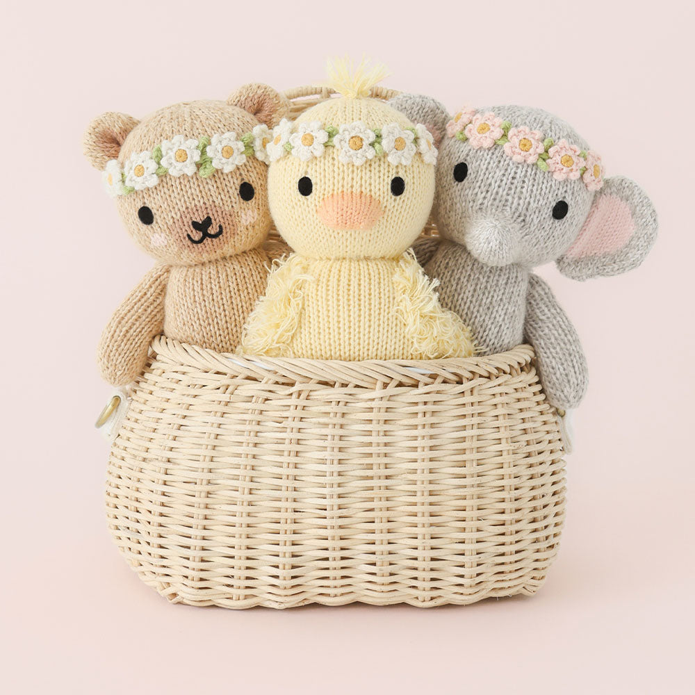 Cuddle + Kind Baby Duckling (Ivory Floral)