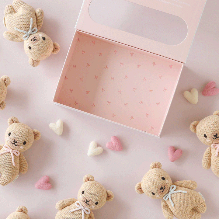 Cuddle + Kind Baby Honey Bear (Lavender Bow)