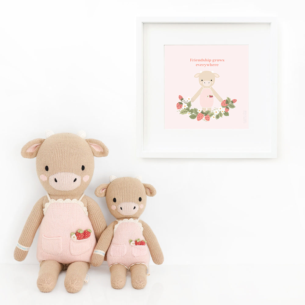 Cuddle + Kind Ava The Cow (Powder Pink)
