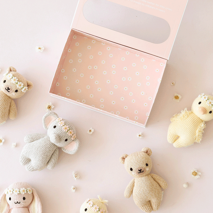 Cuddle + Kind Baby Duckling (Ivory Floral)