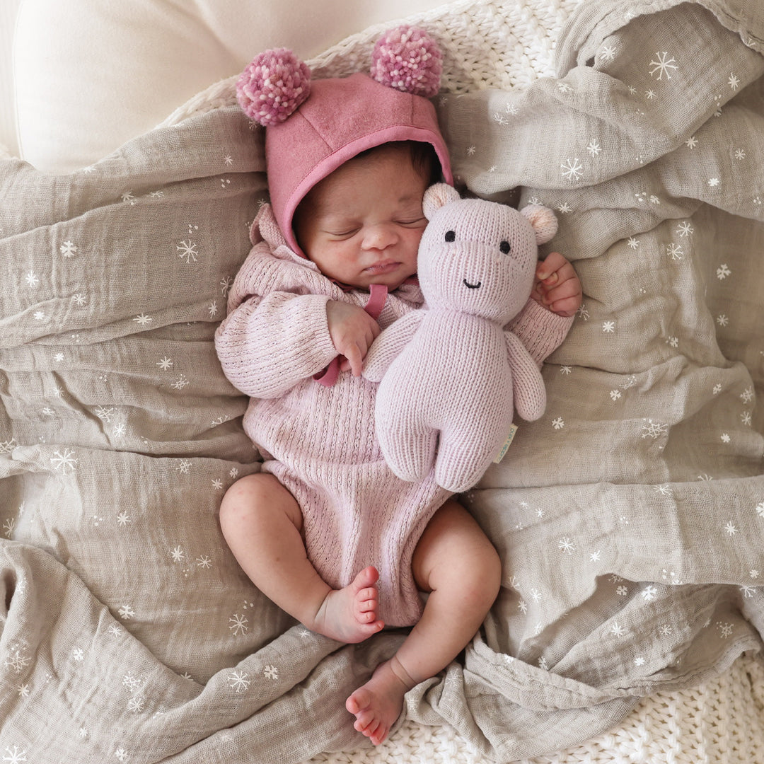 Cuddle + Kind Baby Hippo (Lavender)