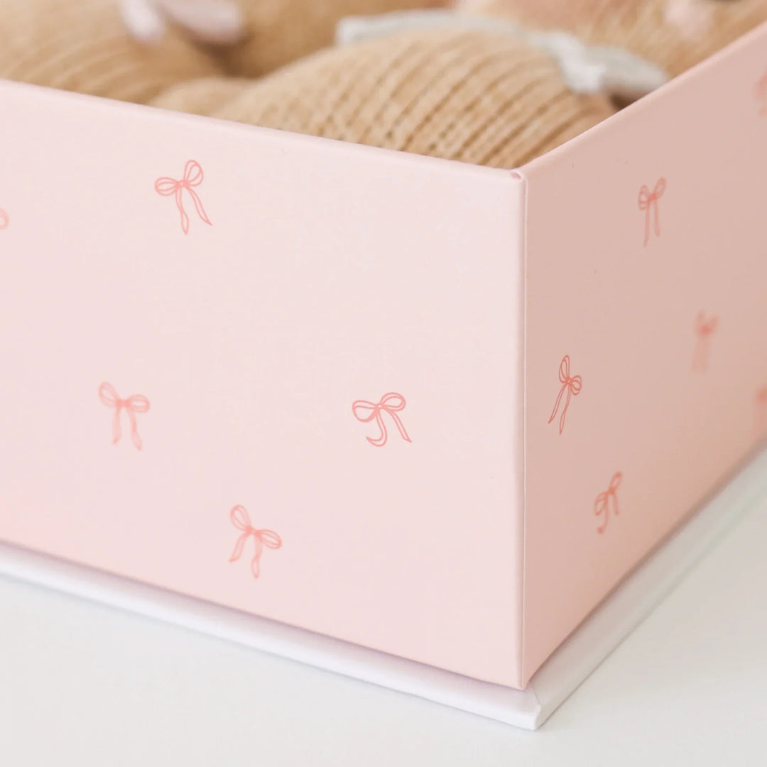 Cuddle + Kind Baby Honey Bear (Blush Bow)