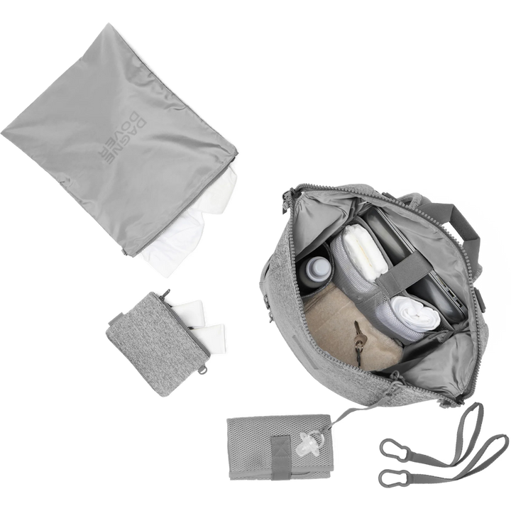 Dagne Dover Indi Diaper Backpack | Heather Grey