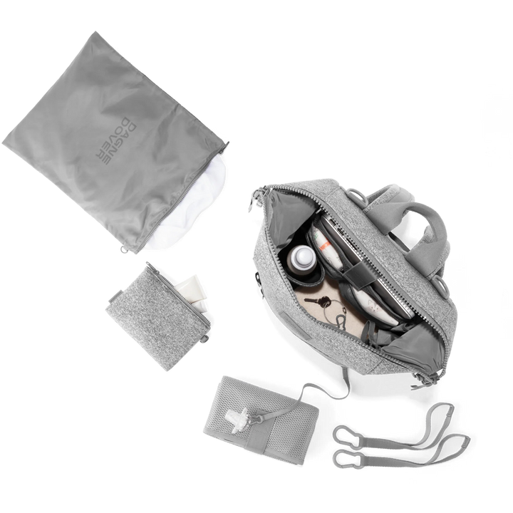 Dagne Dover Indi Diaper Backpack | Heather Grey