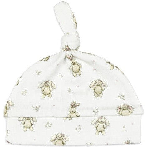 L'ovedbaby Organic Knotted Hat | Brixy Bunny Biscuit