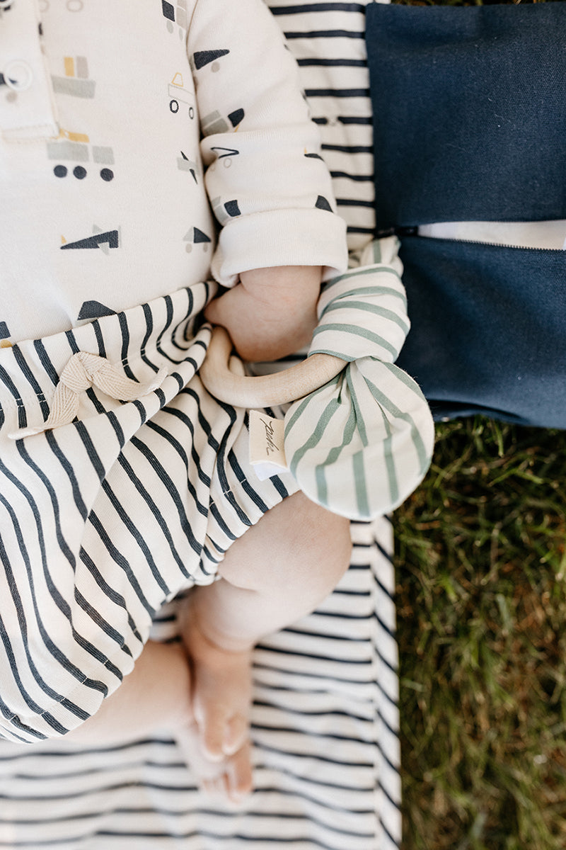 Pehr Striped On The Go Teether