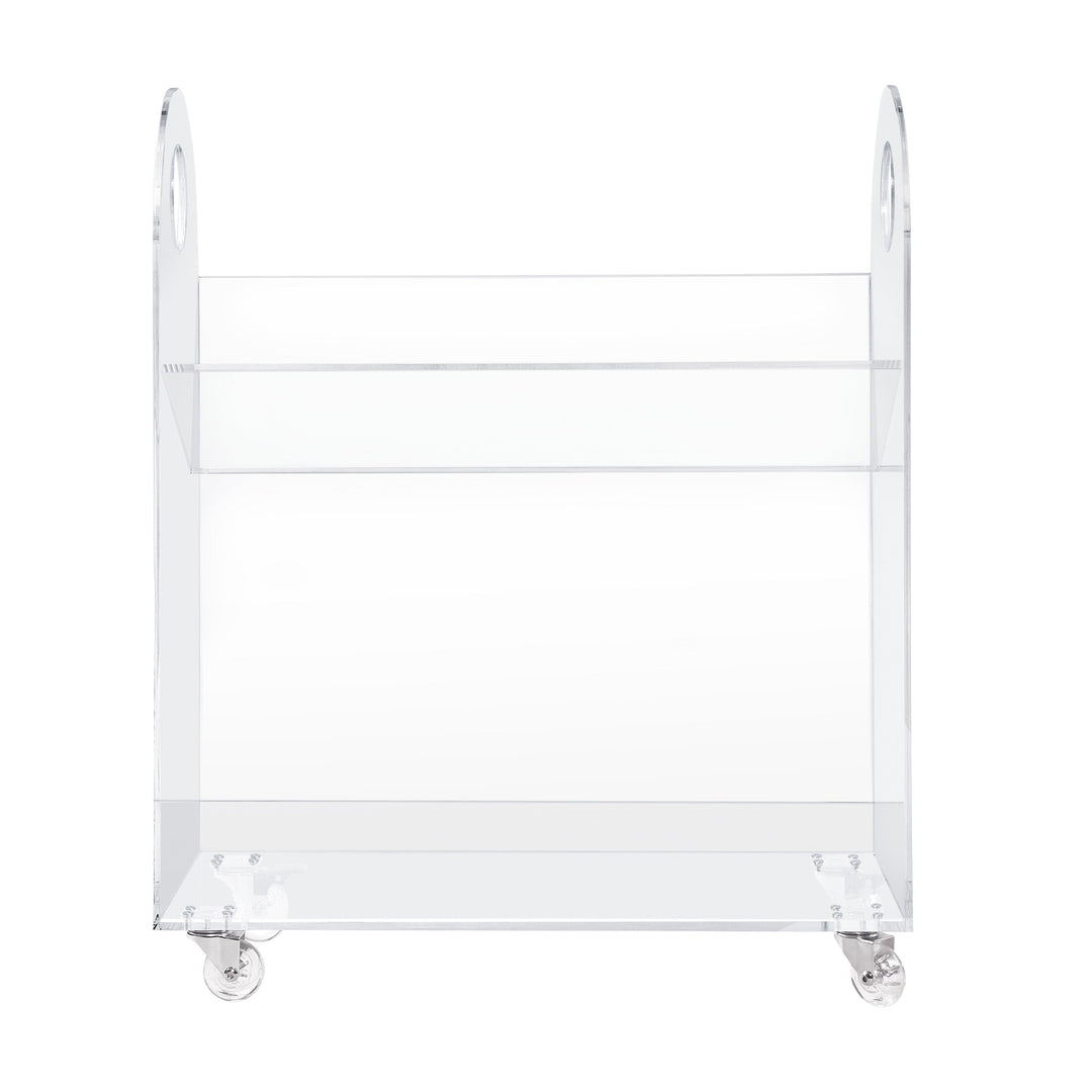 Babyletto Presto Acrylic Bookcase and Cart