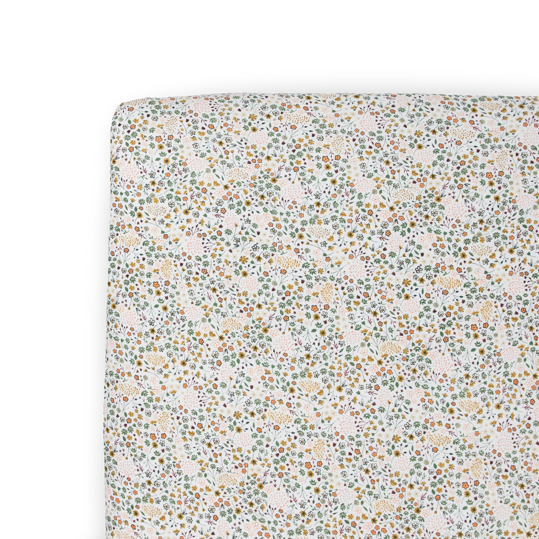 Little Unicorn Stretch Knit Crib Sheet | Pressed Petals