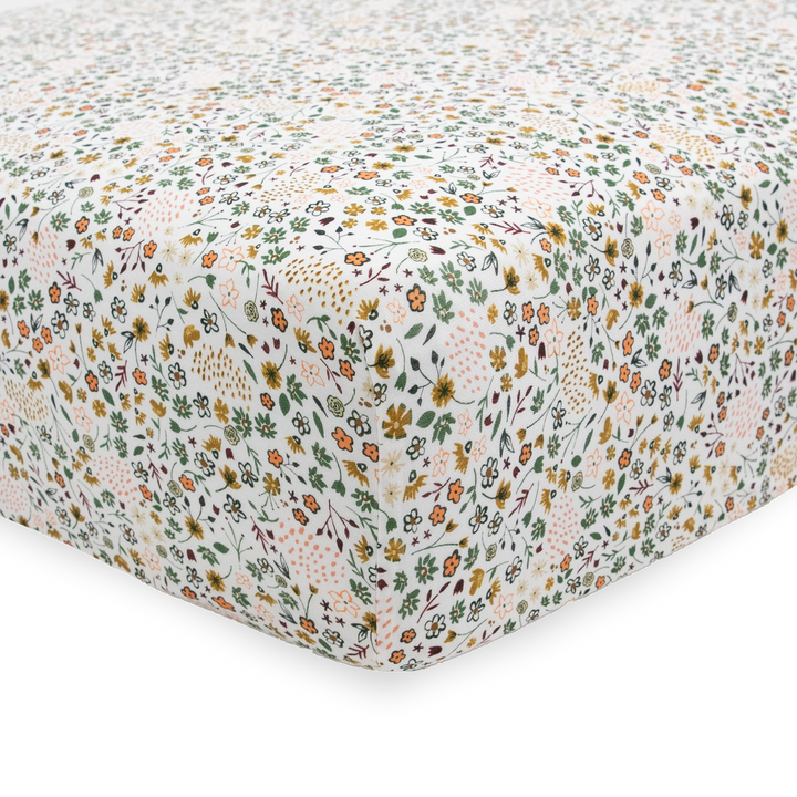 Little Unicorn Stretch Knit Crib Sheet | Pressed Petals