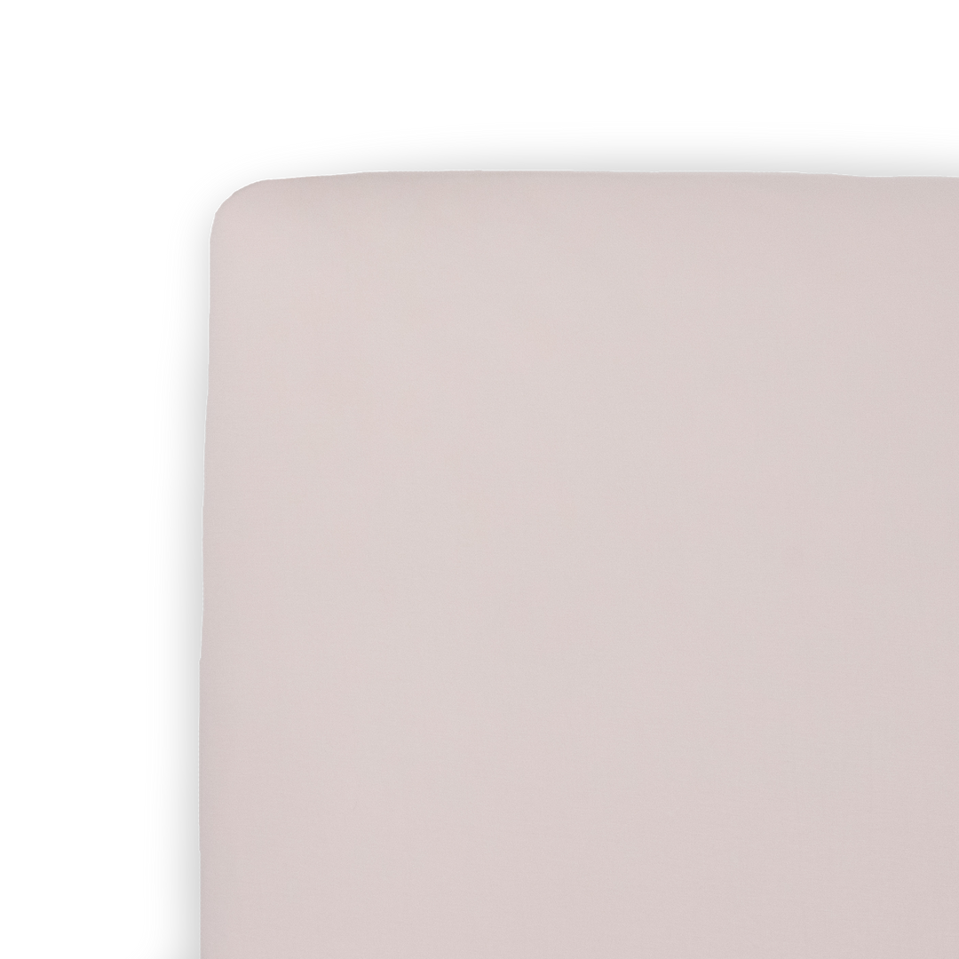 Little Unicorn Stretch Knit Crib Sheet | Soft Blush