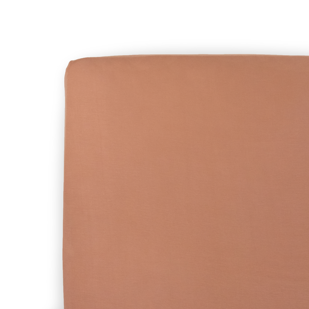 Little Unicorn Stretch Knit Crib Sheet | Terracotta
