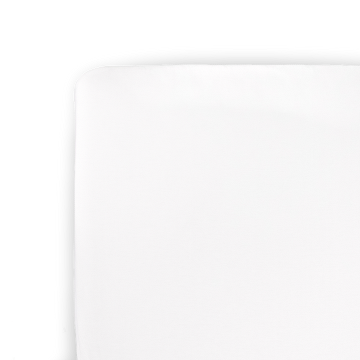 Little Unicorn Stretch Knit Crib Sheet | White