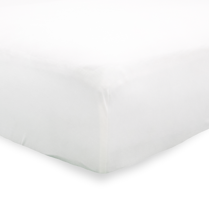 Little Unicorn Stretch Knit Crib Sheet | White