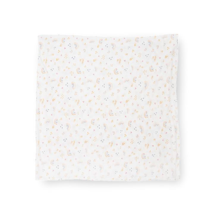 Little Unicorn Stretch Knit Swaddle Blanket 2-Pack | Rainbows