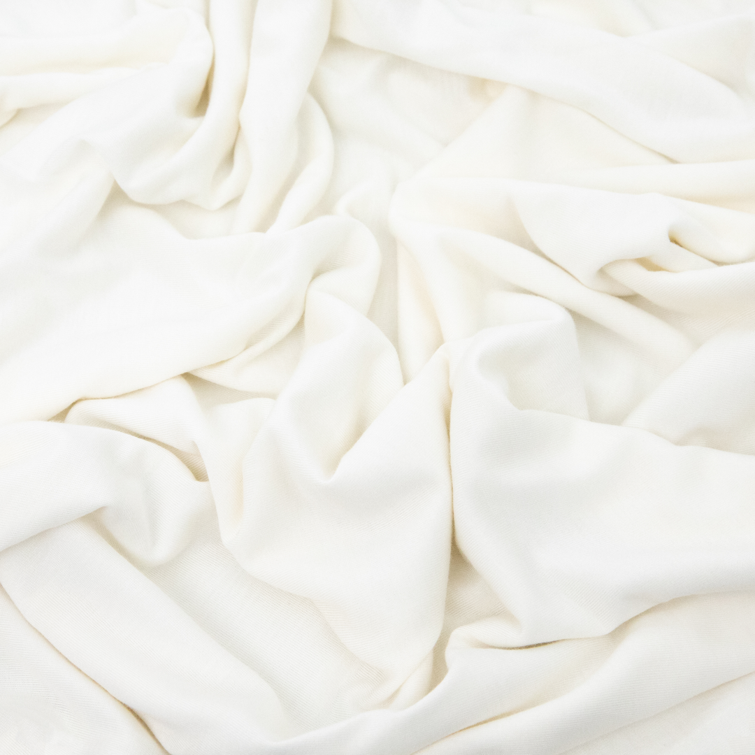Little Unicorn Stretch Knit Swaddle Blanket | White