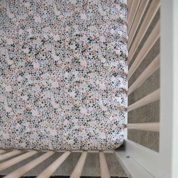 Little Unicorn Cotton Muslin Crib Sheet | Pressed Petals