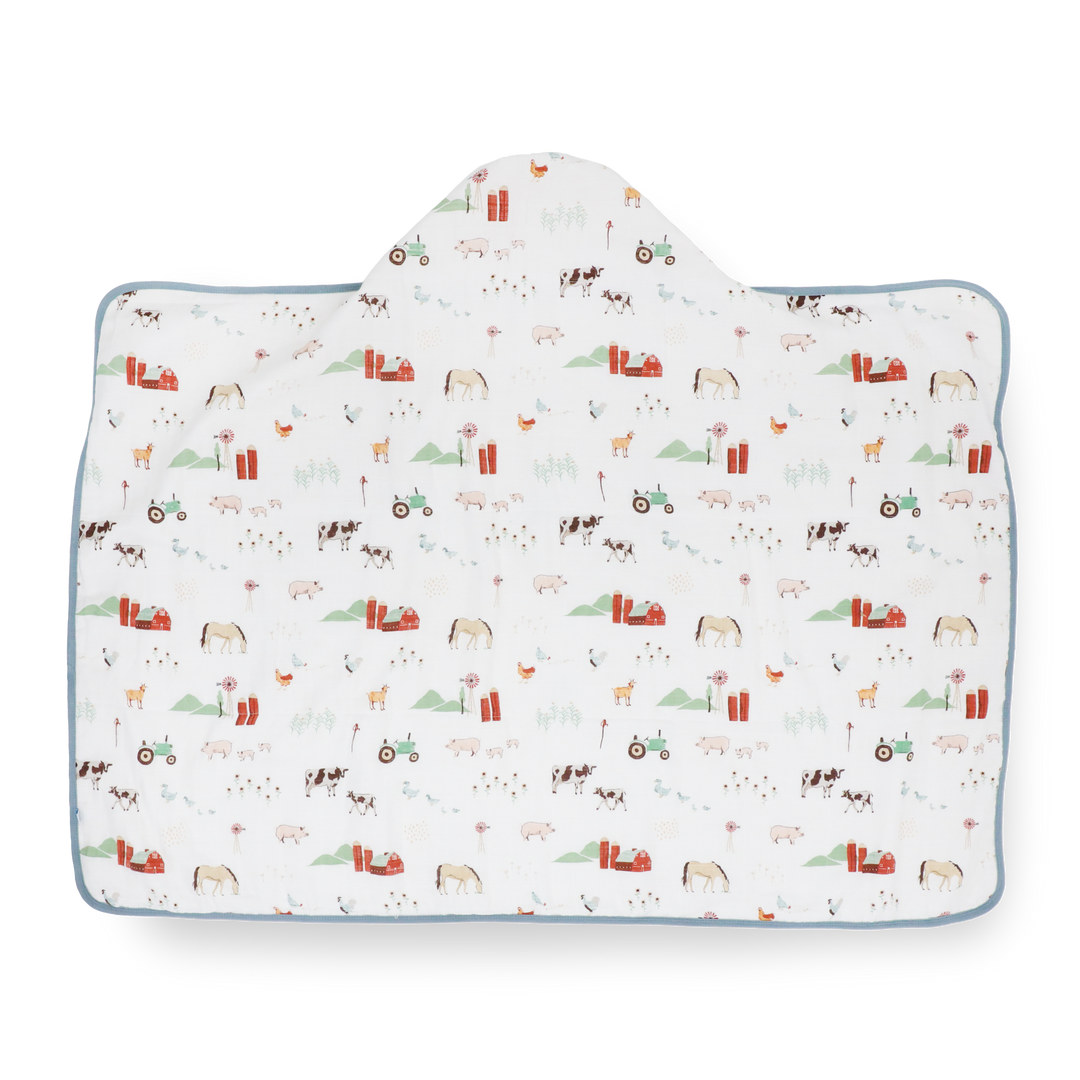 Little Unicorn Toddler Hooded Towel | Farmyard