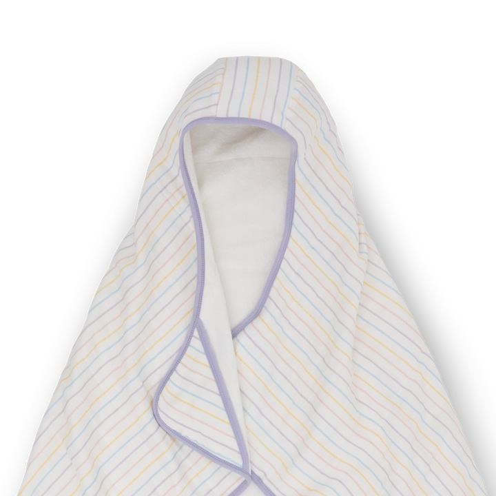 Little Unicorn Toddler Hooded Towel | Unicorn Stripe