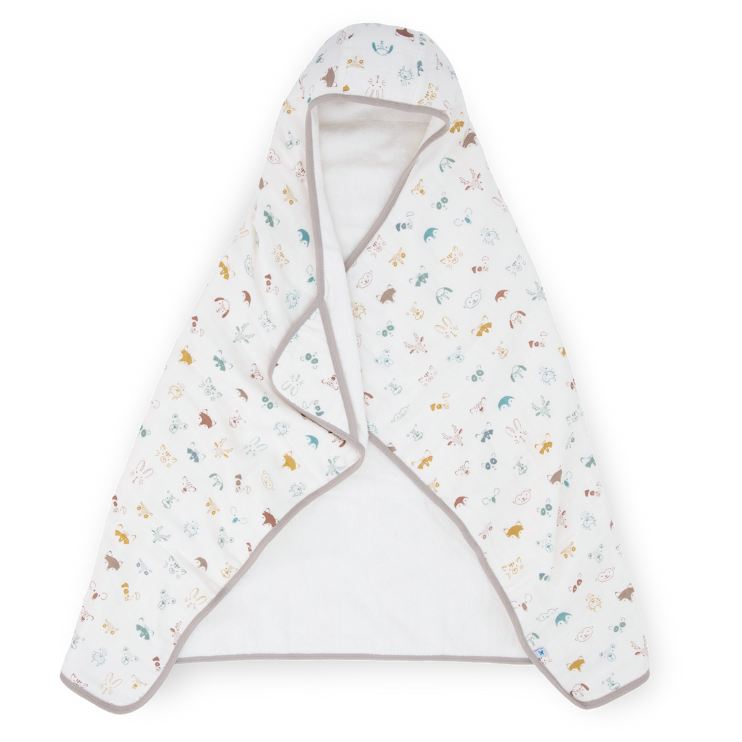 Little Unicorn Toddler Hooded Towel | Animal Crowd