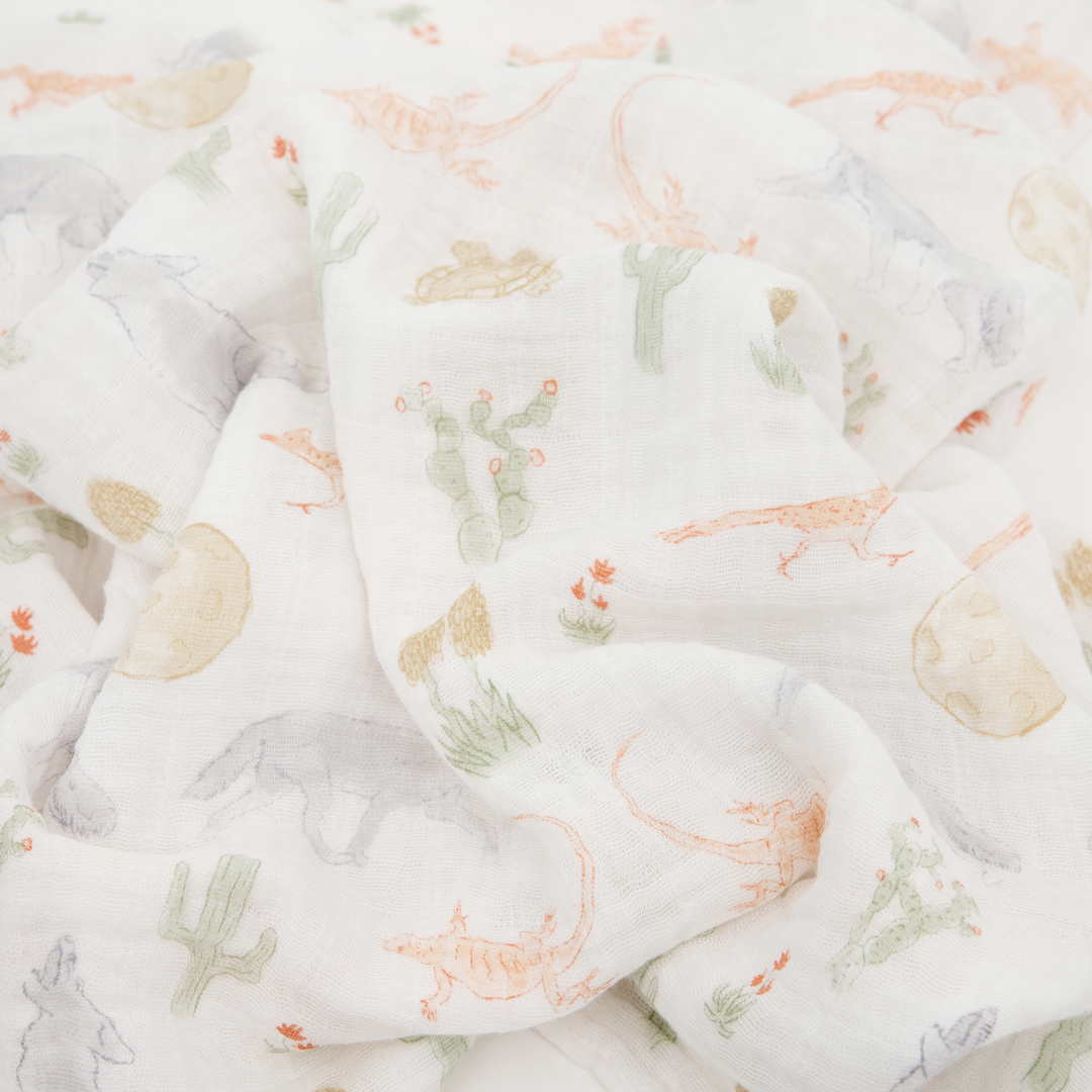 Little Unicorn Cotton Muslin Swaddle Blanket | Desert Night