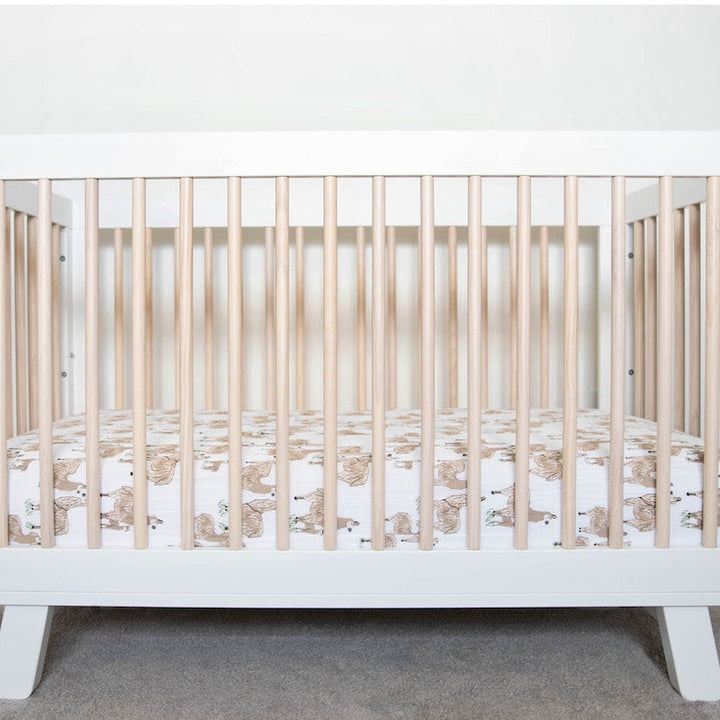 Little Unicorn Cotton Muslin Crib Sheet | Llama Llama