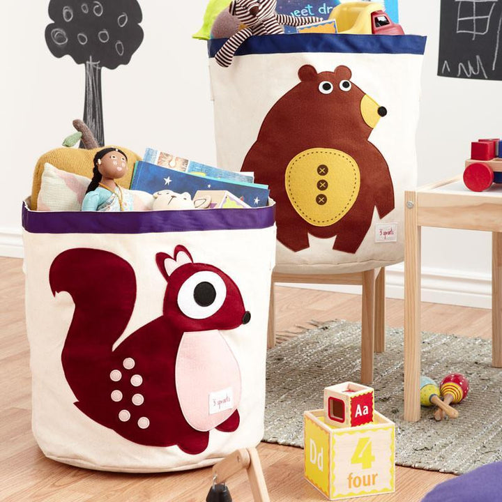 3 Sprouts Storage Bin Bear