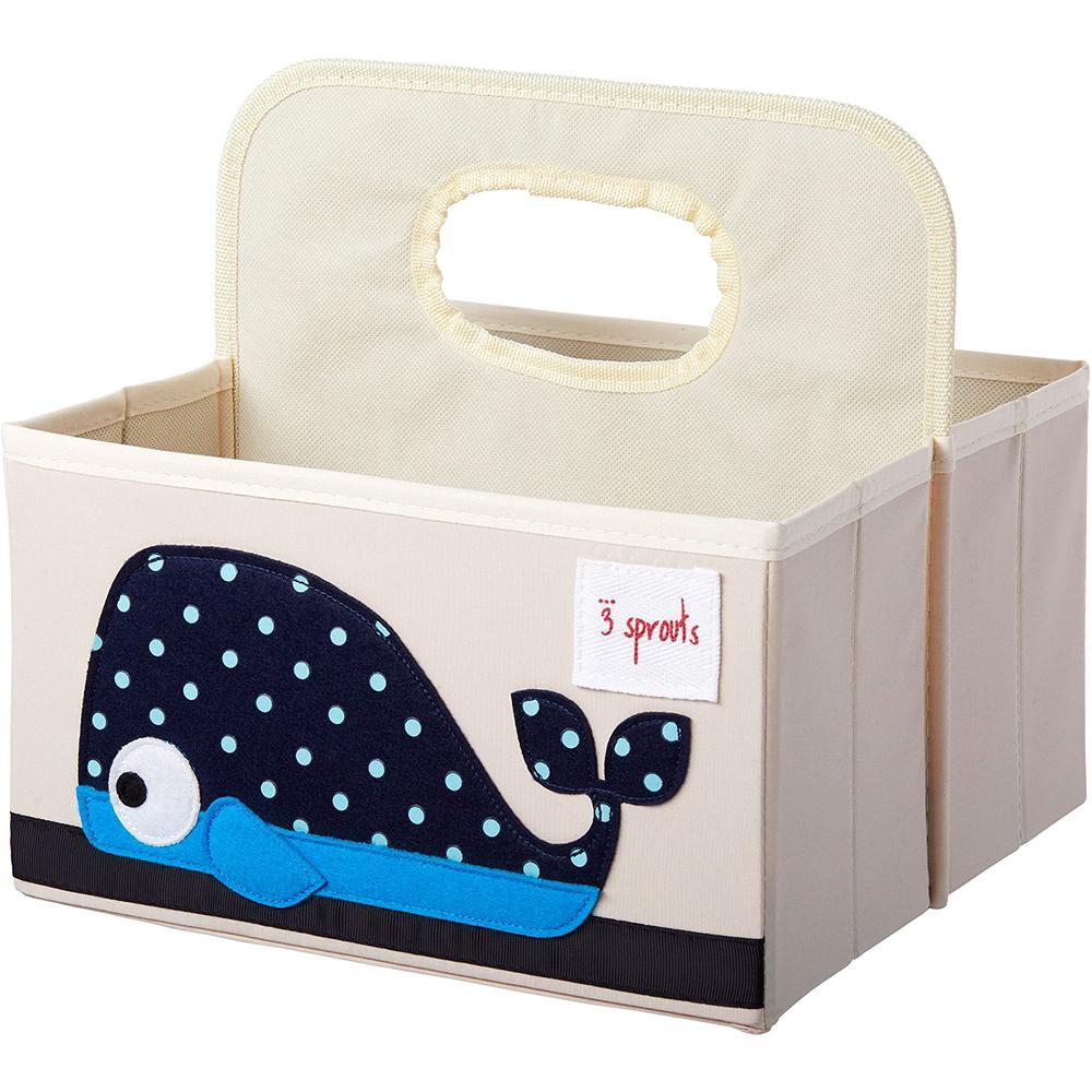 3 Sprouts Diaper Caddy Whale