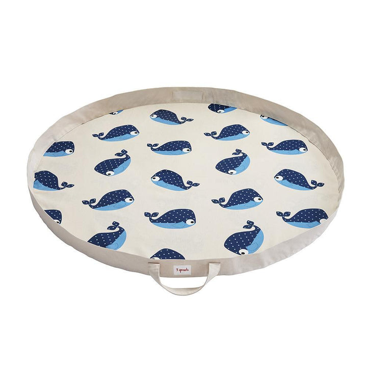 3 Sprouts Play Mat Bag Whale