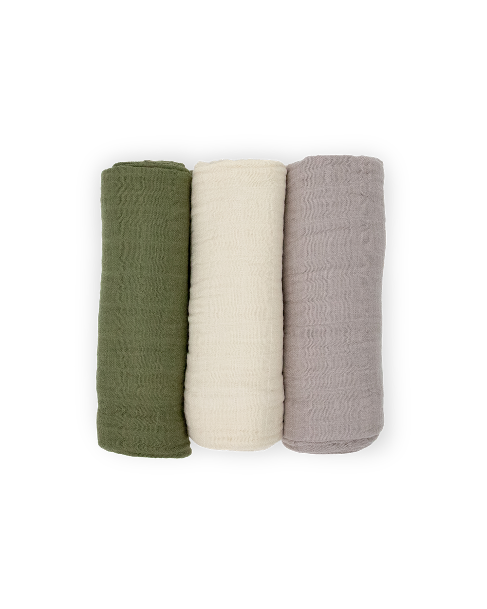 Little Unicorn Cotton Muslin Swaddle Blanket 3 Pack | Fern 2
