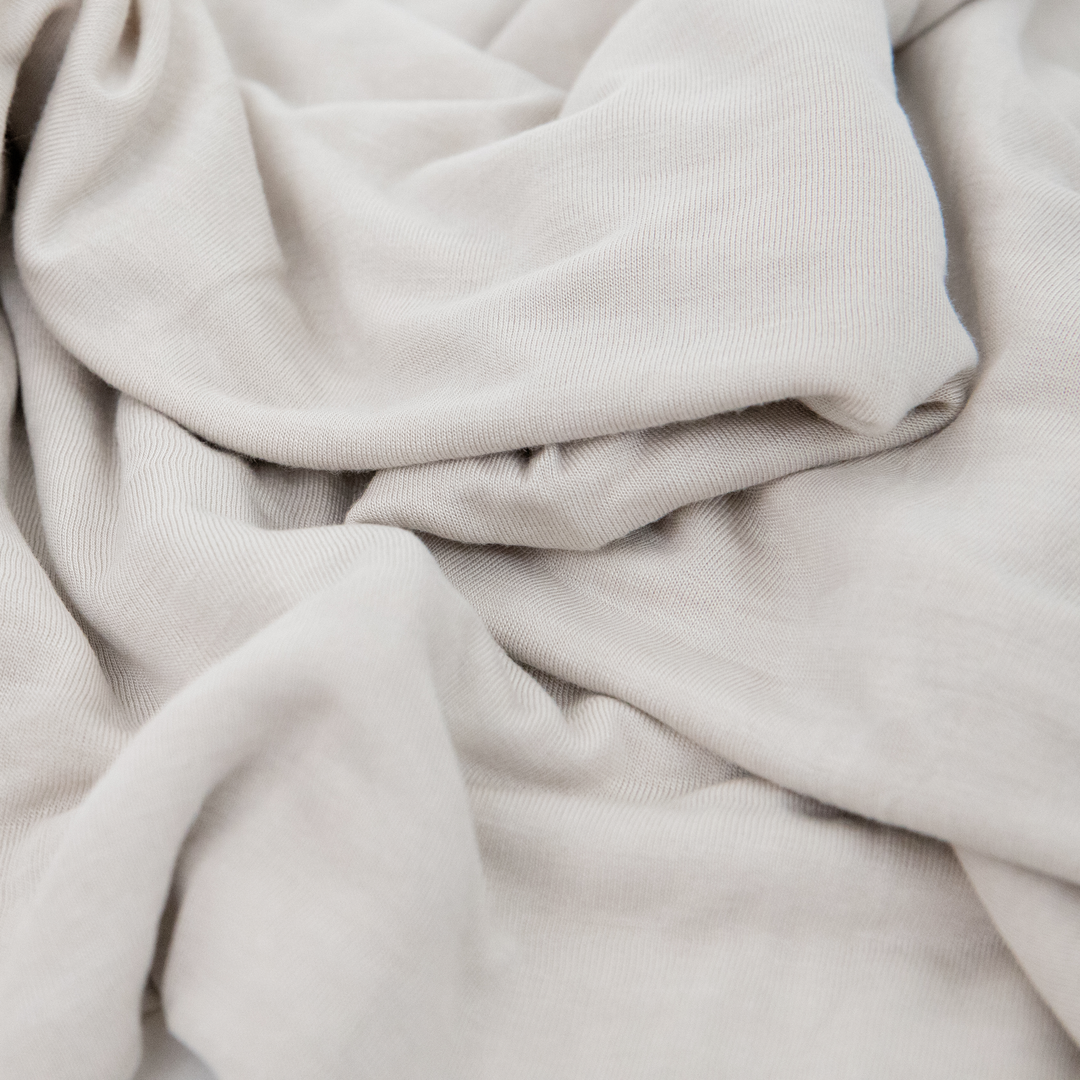 Little Unicorn Stretch Knit Swaddle Blanket 2-Pack | Grey Cross