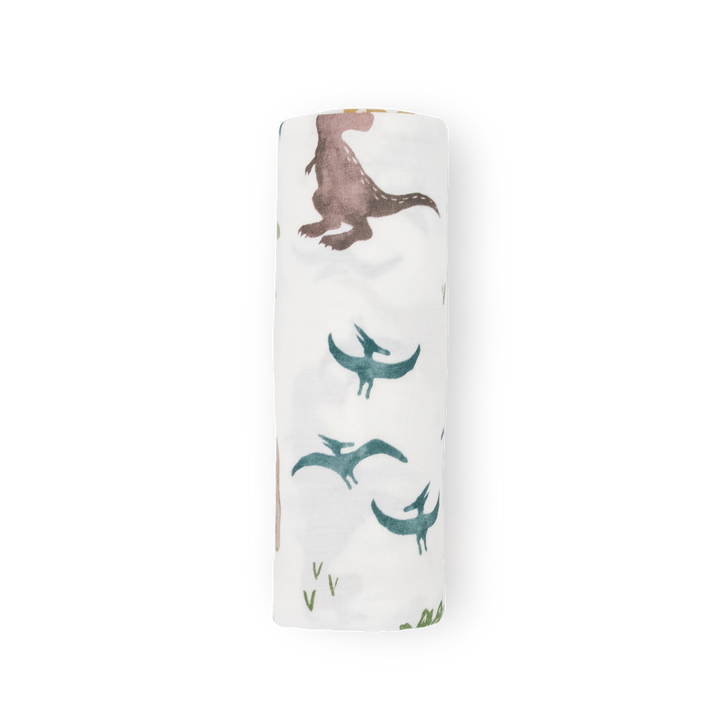 Little Unicorn Stretch Knit Swaddle Blanket | Dino Pals