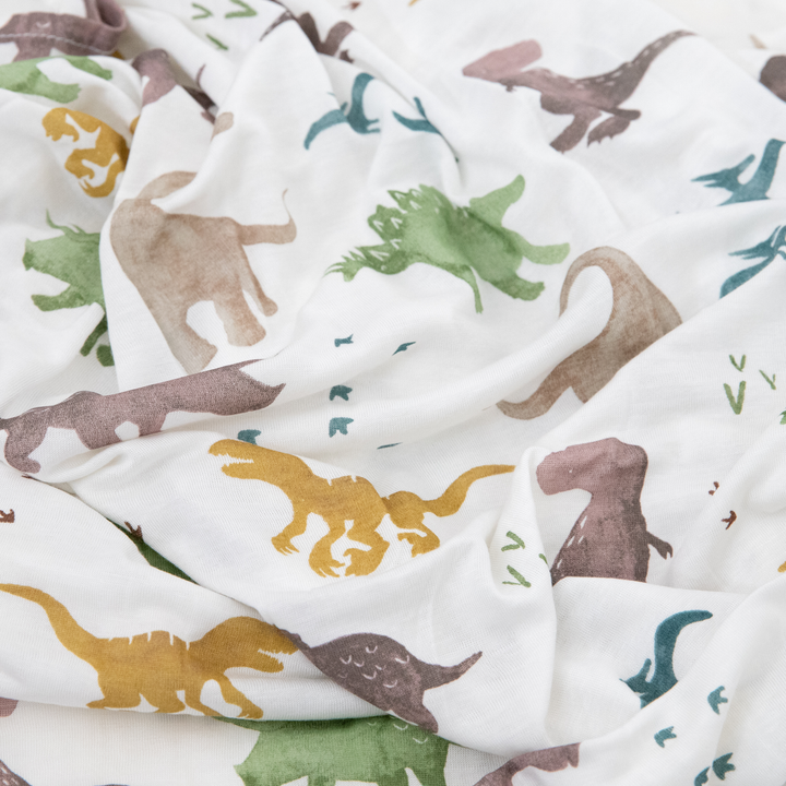 Little Unicorn Stretch Knit Swaddle Blanket | Dino Pals