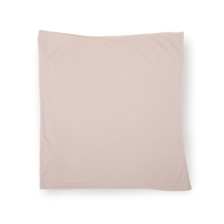 Little Unicorn Stretch Knit Swaddle Blanket | Soft Blush